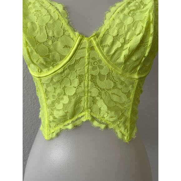 Cosabella Bra Bustier Floral Lace Semi Sheer Lingerie Italy - Picture 3 of 10